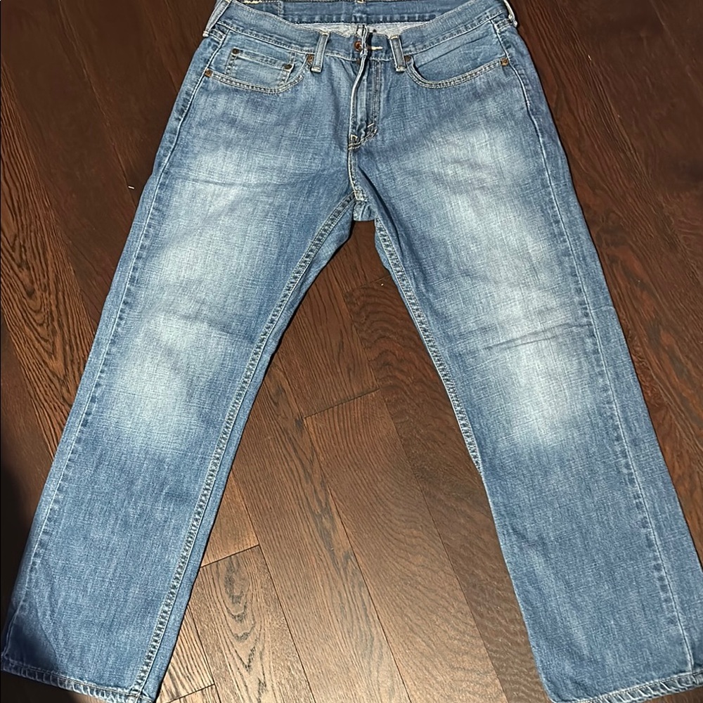 Levi's Relaxed Blue Jeans with Natural Fading
